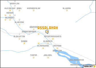 map of As Salāmah