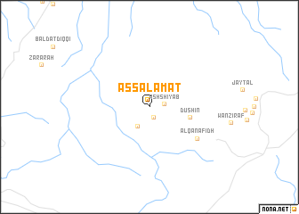 map of As Salāmāt