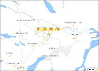 map of As Salamīyah