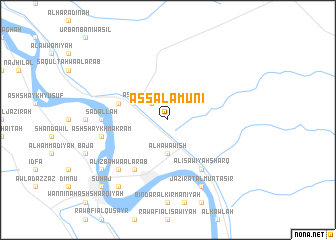 map of As Salamūnī