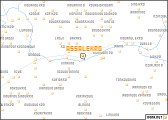 map of Assalékro