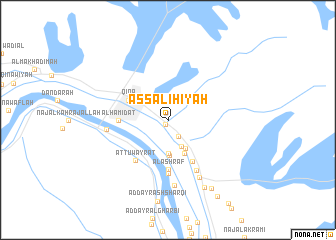 map of Aş Şāliḩīyah