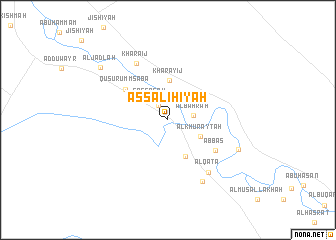 map of Aş Şāliḩīyah