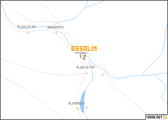 map of As Salīm