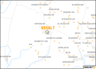 map of As Salţ