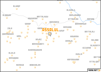 map of Aş Şalūl