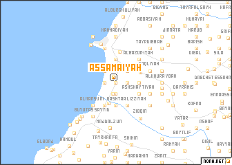 map of As Samā‘īyah