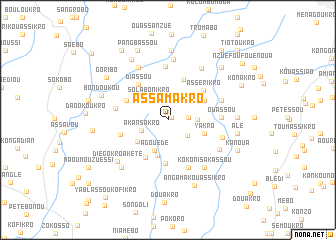 map of Assamakro