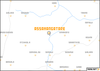 map of Assamangataré
