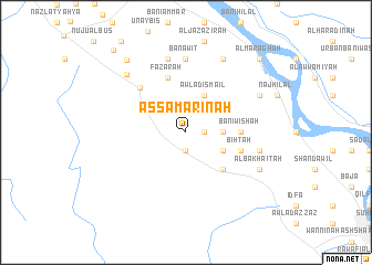 map of As Samārinah