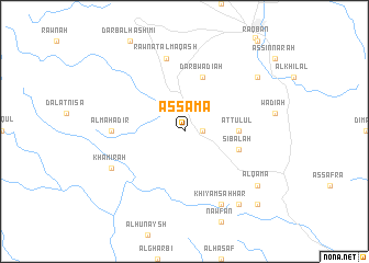 map of Aş Şama‘