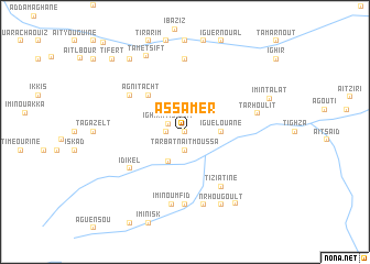 map of Assamer