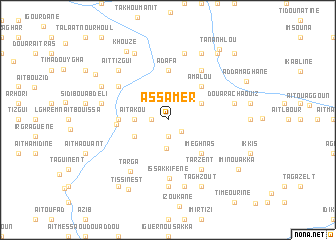 map of Assamer