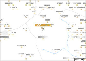 map of As Samkar