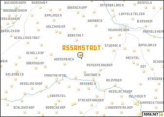 map of Assamstadt