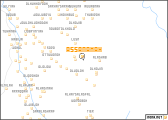 map of As Sanamah