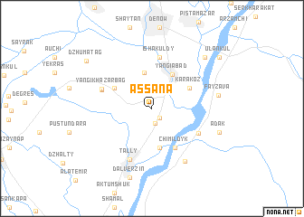 map of Assana