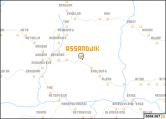 map of Assandjik