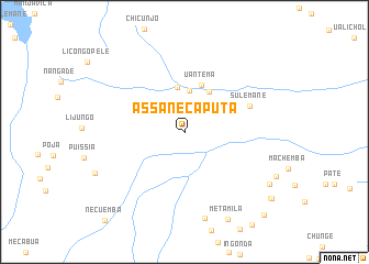 map of Assane Caputa