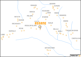 map of Assane