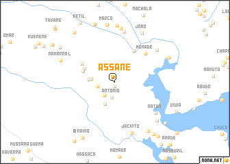 map of Assane