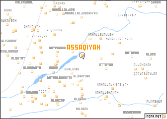 map of As Sāqiyah