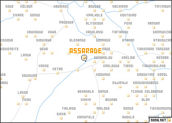 map of Assaradè