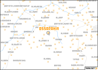 map of Aş Şarāhim