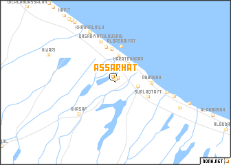 map of As Sarhāt
