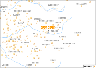 map of As Sarīd