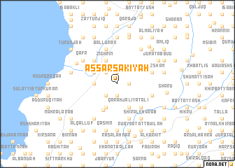 map of As Sarsakīyah