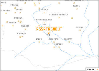 map of Assa Tagmout