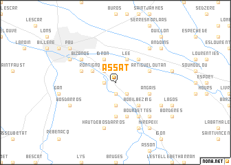 map of Assat