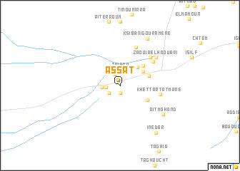 map of Assat