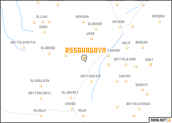 map of As Sawādayn