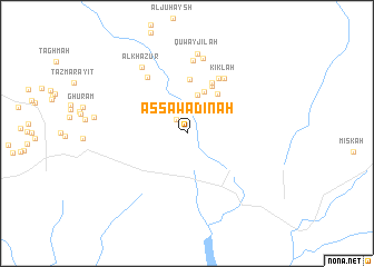 map of As Sawādinah