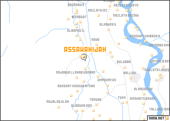 map of As Sawāhijah