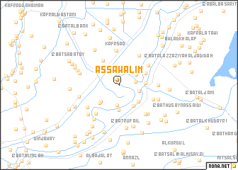 map of As Sawālim