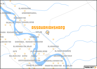 map of Aş Şawāmi‘ah Sharq