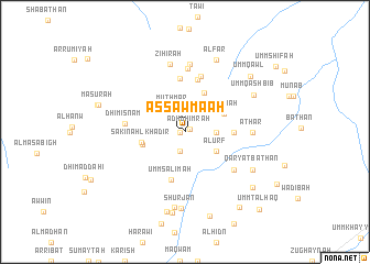 map of Aş Şawma‘ah