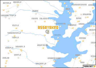 map of Assayakro