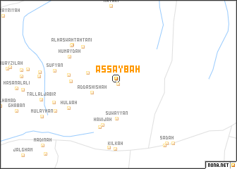 map of As Sāybah