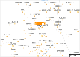 map of Aş Şayḩ