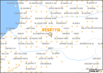 map of As Sayyid