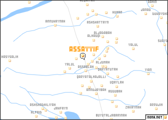 map of As Sayyif