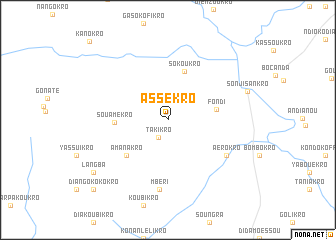 map of Assékro