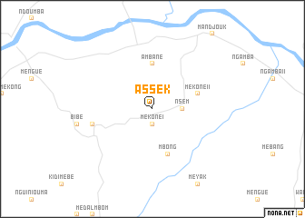 map of Assek