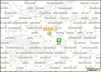 map of Asseln