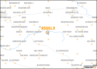 map of Asseln