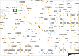 map of Assel